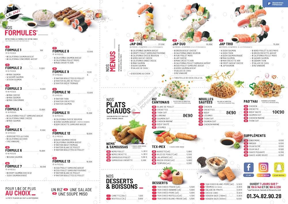 Le Jap - Menu Image 4